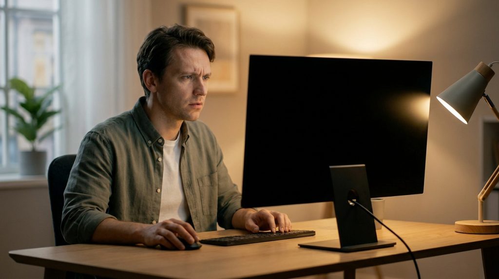 Ecran noir pc | Guide 2026 pour réparer votre affichage