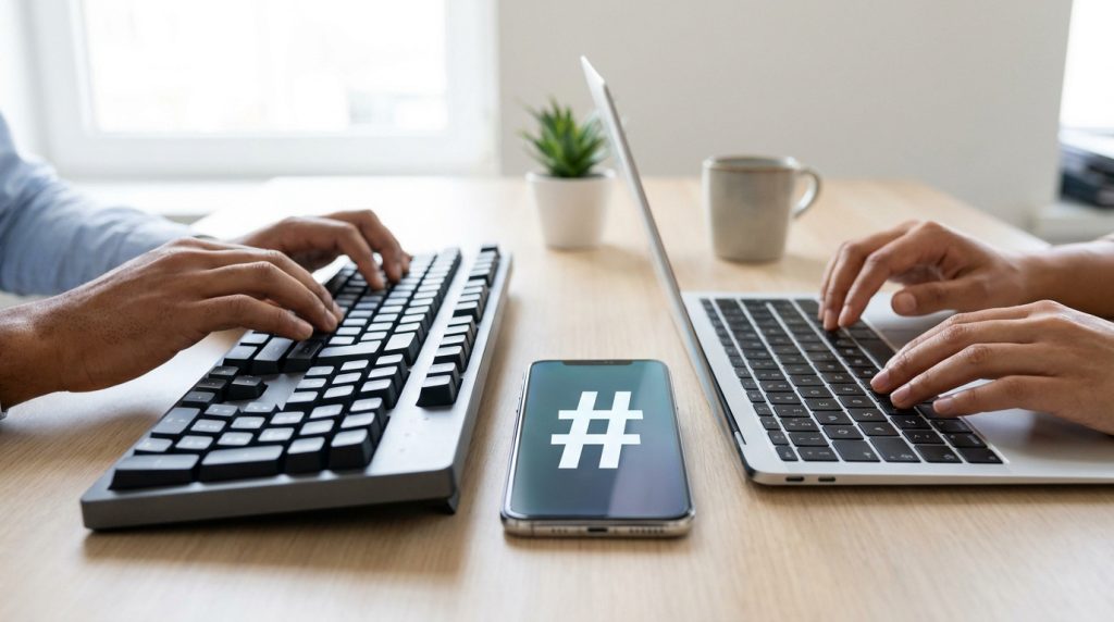Hashtage clavier | Guide 2026 complet pour Windows et Mac
